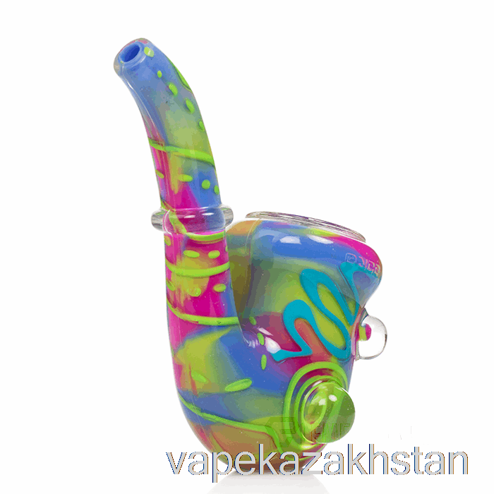 Vape Smoke Eyce ORAFLEX Silicone Sherlock Spoon Cotton Candy (Chartreuse / Magenta / Violet)